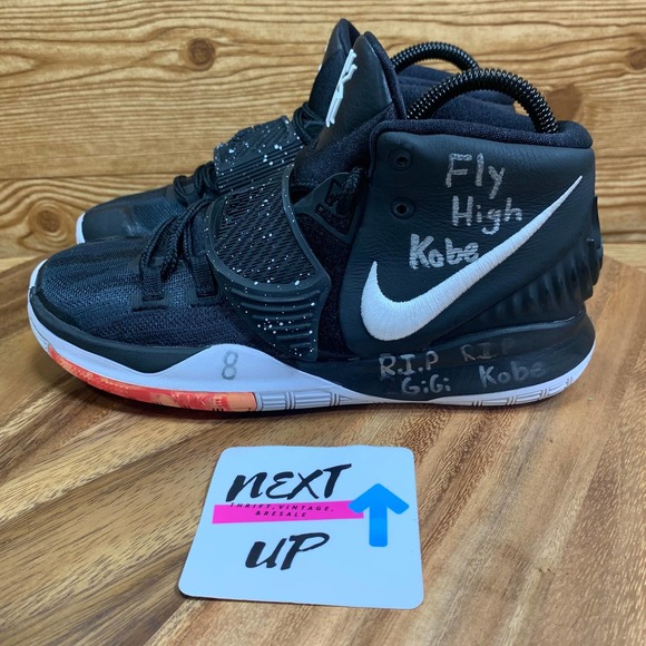 Nike Other - Nike Kyrie 6 GS Jet Black Basketball Custom 6Y